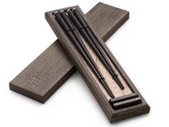 ORYOKI Essstäbchen*Essstäbchen Set Omosa, 2 Ablagen, Geschenkverpackung