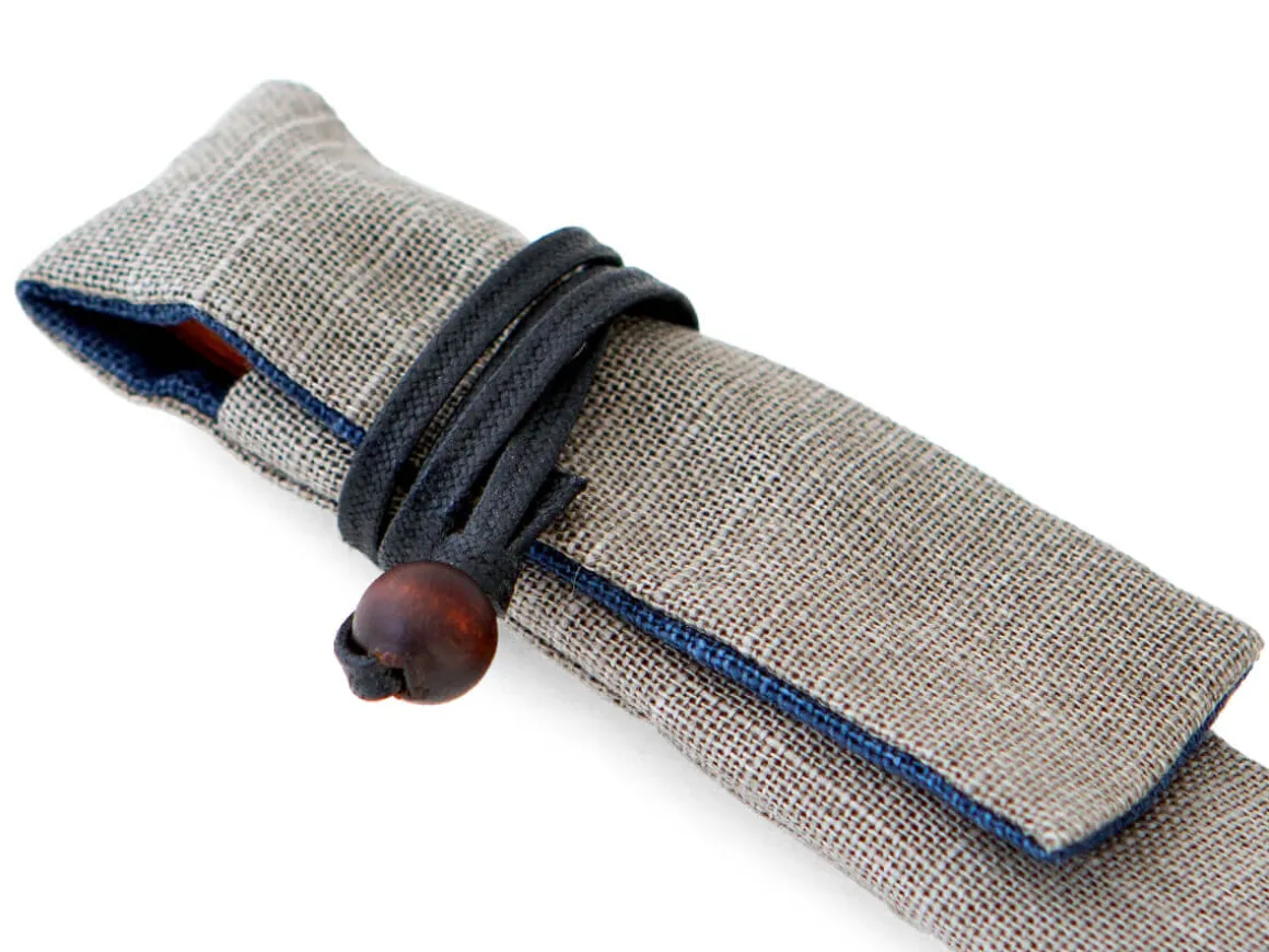 ORYOKI Essstäbchen*Essstäbchen Tasche L, Grau