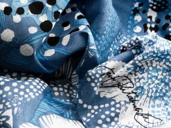 ORYOKI Furoshiki*Furoshiki Kukka, blau, 90 x 90 cm