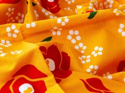 ORYOKI Furoshiki*Furoshiki Tsubaki, orange, 90 cm