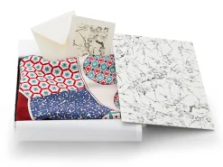 ORYOKI Furoshiki*Geschenkset Chiyogami mit Furoshiki Imari L