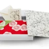 ORYOKI Furoshiki*Geschenkset Chiyogami mit Furoshiki Hana, doppelseitig