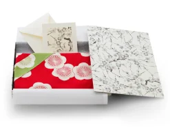 ORYOKI Furoshiki*Geschenkset Chiyogami mit Furoshiki Hana, doppelseitig