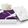 ORYOKI Furoshiki*Geschenkset Chiyogami mit Furoshiki Kuren L, lila