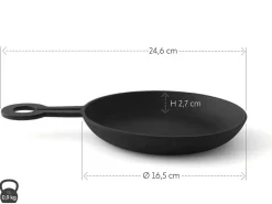 ORYOKI Gusseisenpfannen*Gusseisen Servierpfanne Pasonal, Ø 16,5 cm