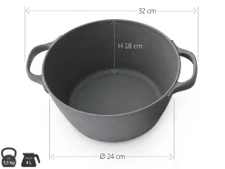 ORYOKI Gusseisentöpfe*Gusseisen TopfOIGEN, 2 Grössen