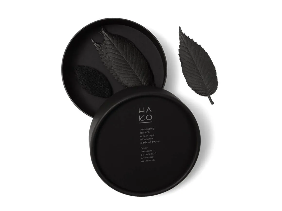 ORYOKI HA KO Paper Incense*HA KO Paper Incense Black Box Focus, 6 Blatt