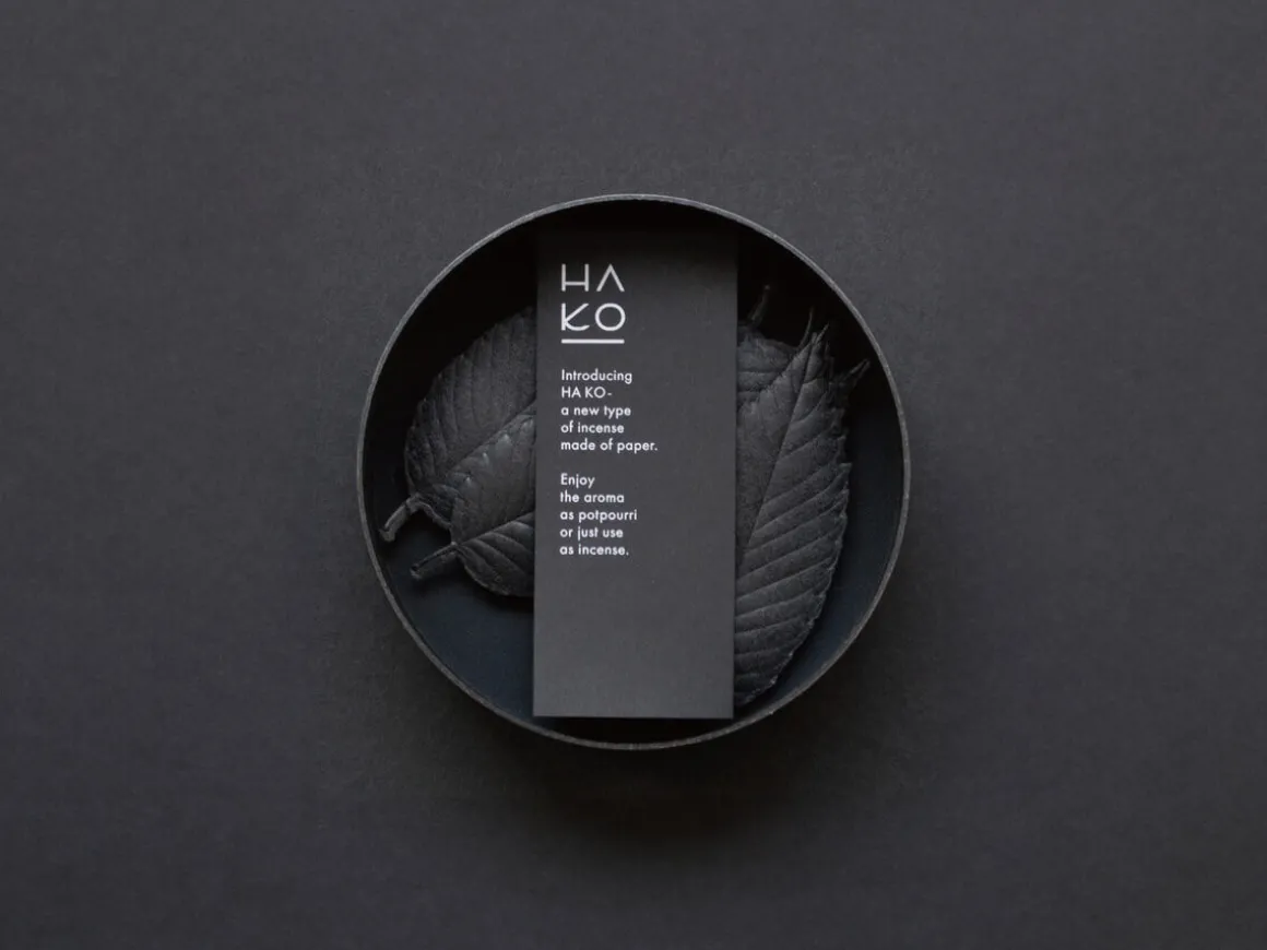 ORYOKI HA KO Paper Incense*HA KO Paper Incense Black Box Sleep, 6 Blatt