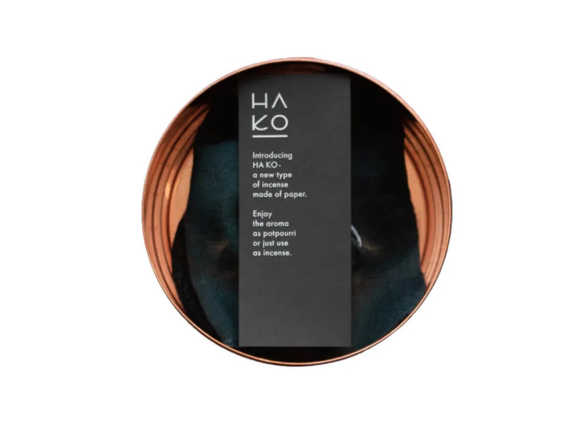 ORYOKI HA KO Paper Incense*HA KO Paper Incense Black Can Focus, 7 Blatt