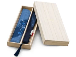 ORYOKI Handfächer*Handfächer Aino-cho, Blau