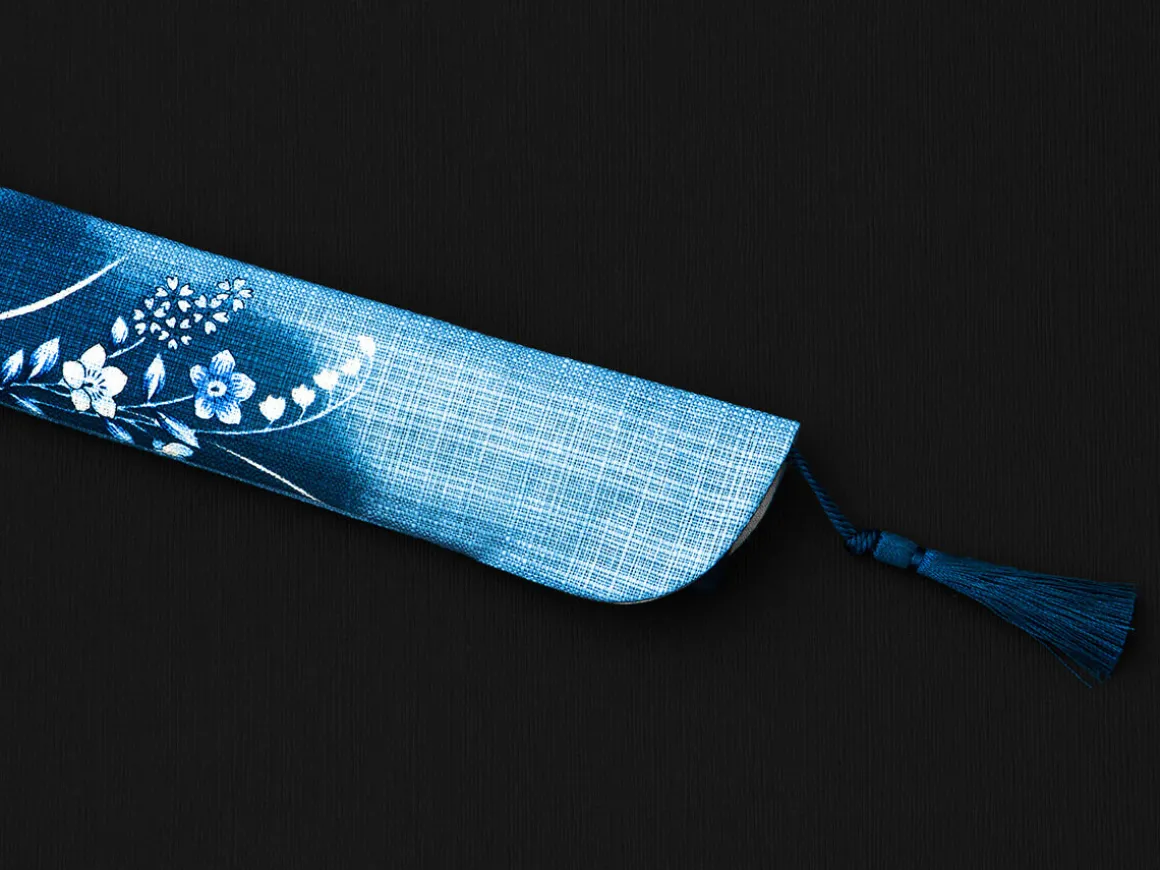 ORYOKI Handfächer*Handfächer Aino-cho, Blau