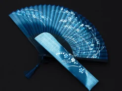 ORYOKI Handfächer*Handfächer Aino-cho, Blau