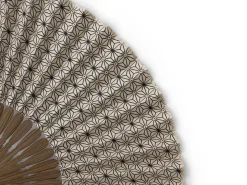 ORYOKI Handfächer*Handfächer Asanoha, Beige