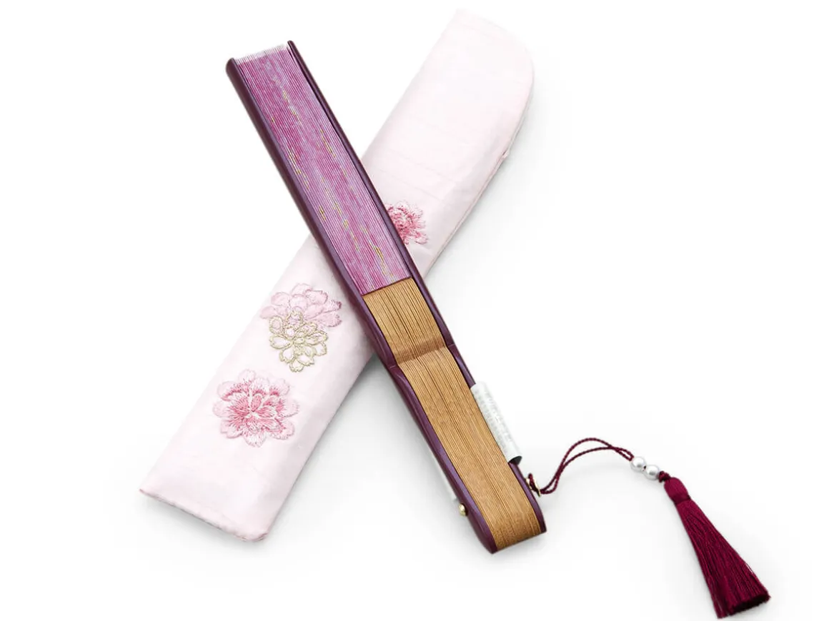 ORYOKI Handfächer*Handfächer Kiyoshisakura, Rosè
