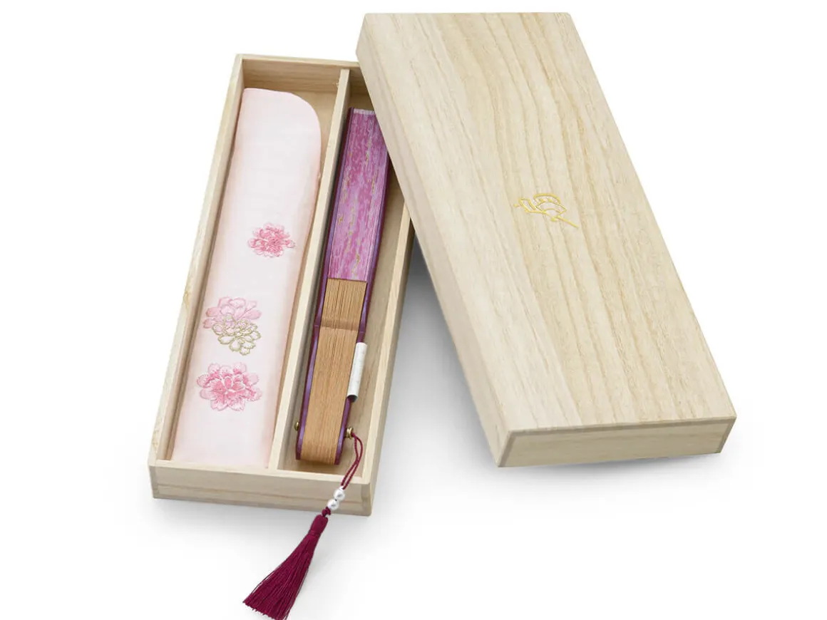 ORYOKI Handfächer*Handfächer Kiyoshisakura, Rosè