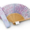 ORYOKI Handfächer*Handfächer Sakura Fubuki, Kirschblüte blau
