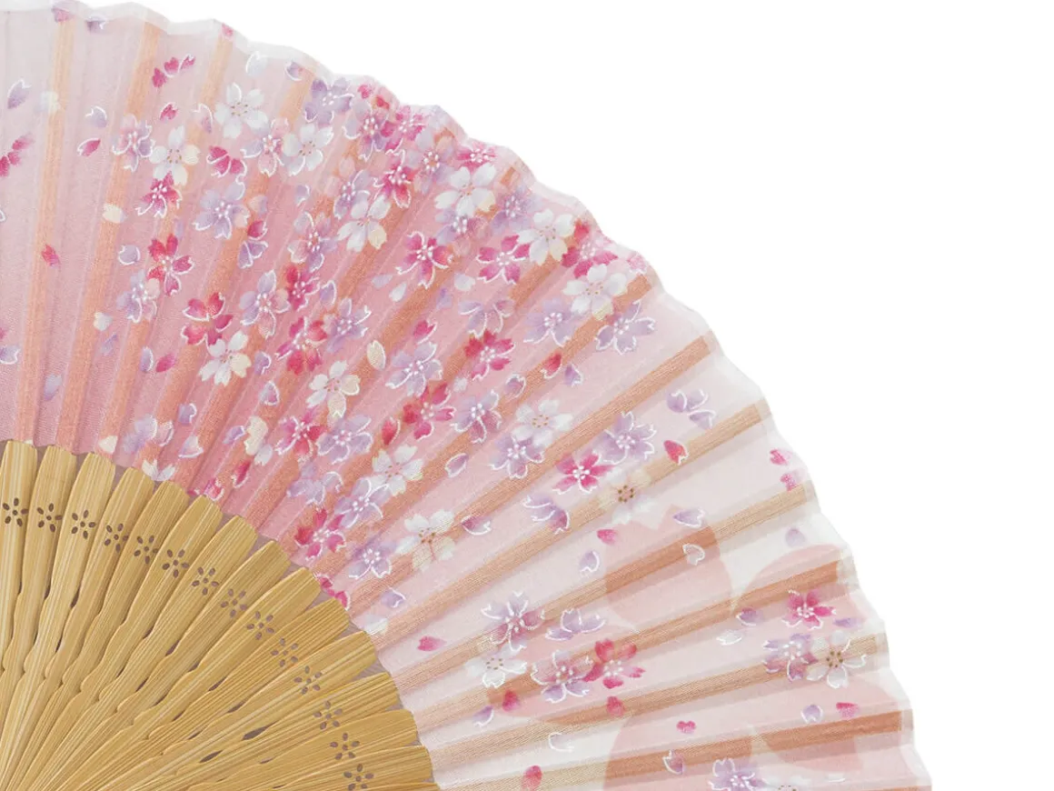 ORYOKI Handfächer*Handfächer Sakura Fubuki, Kirschblüte rosé