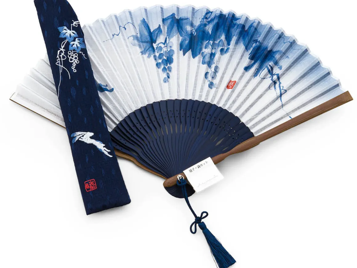 ORYOKI Handfächer*Handfächer Yoru, Damen