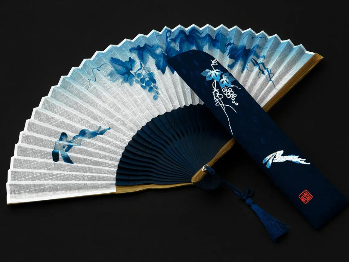 ORYOKI Handfächer*Handfächer Yoru, Damen