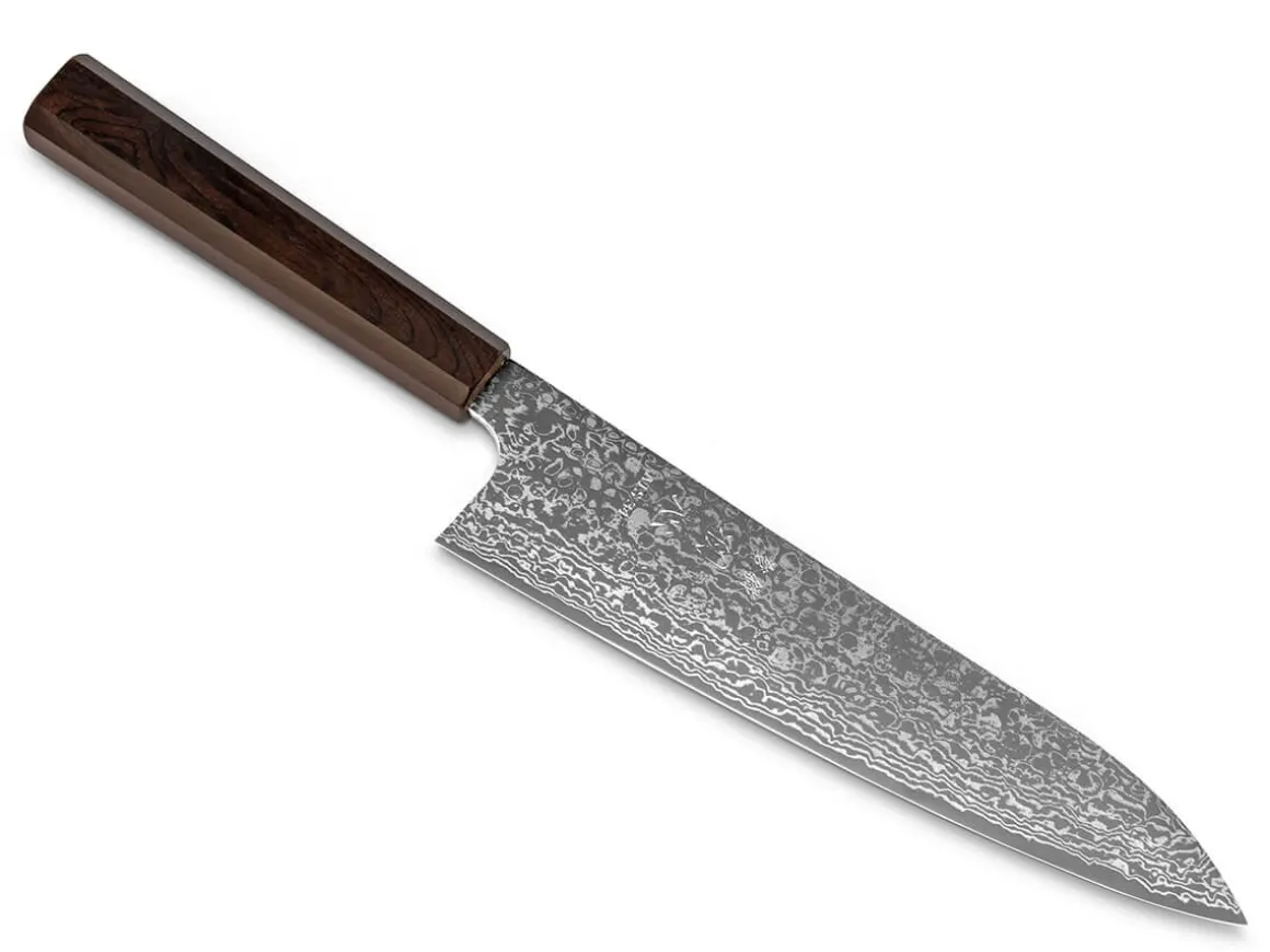 ORYOKI Gyuto Messer|Damastmesser*Hatsukokoro Ginga34 Gyuto 210, ATS-34