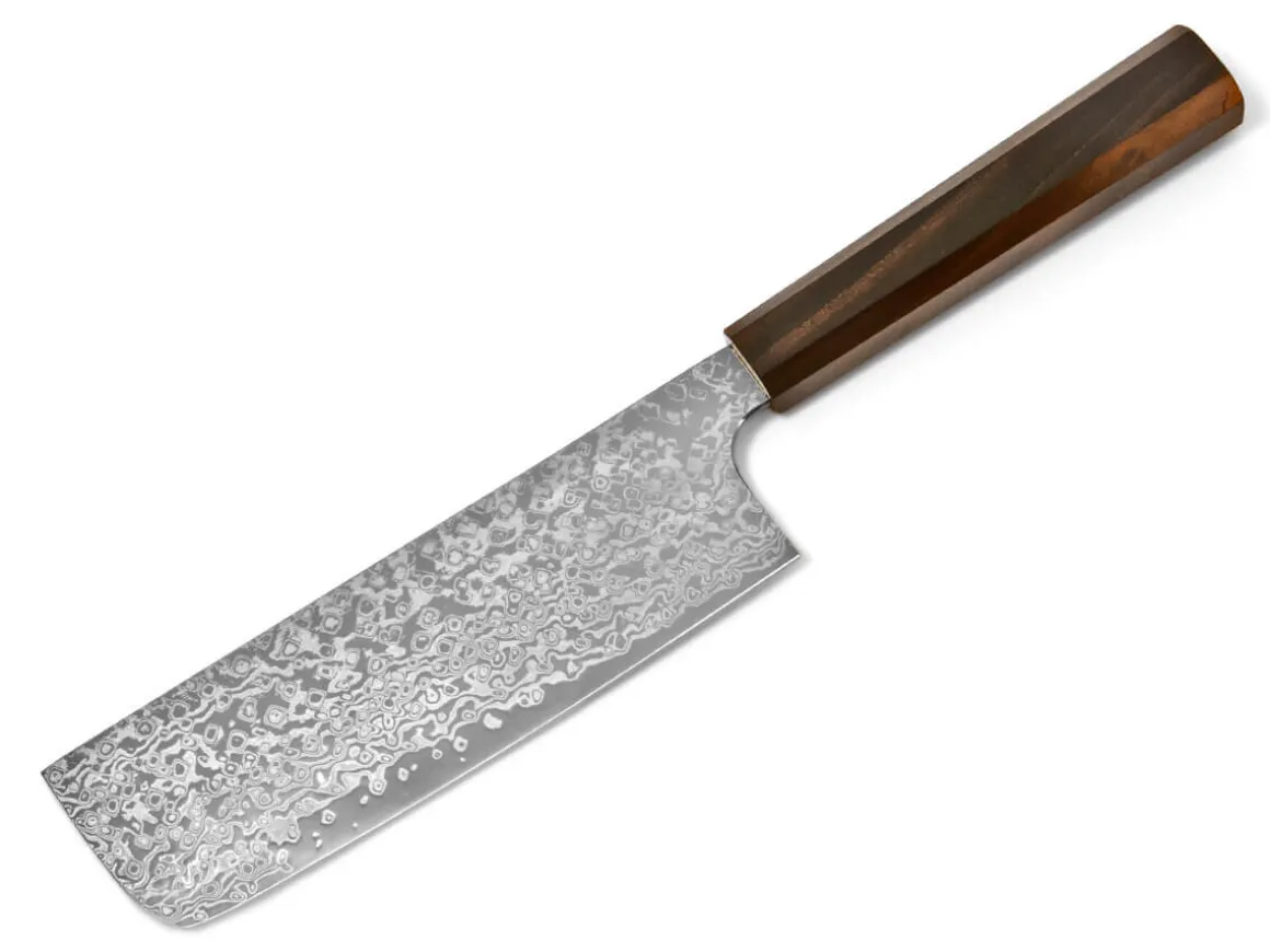ORYOKI Nakiri Messer|Damastmesser*Hatsukokoro Ginga34 Nakiri 170, ATS-34