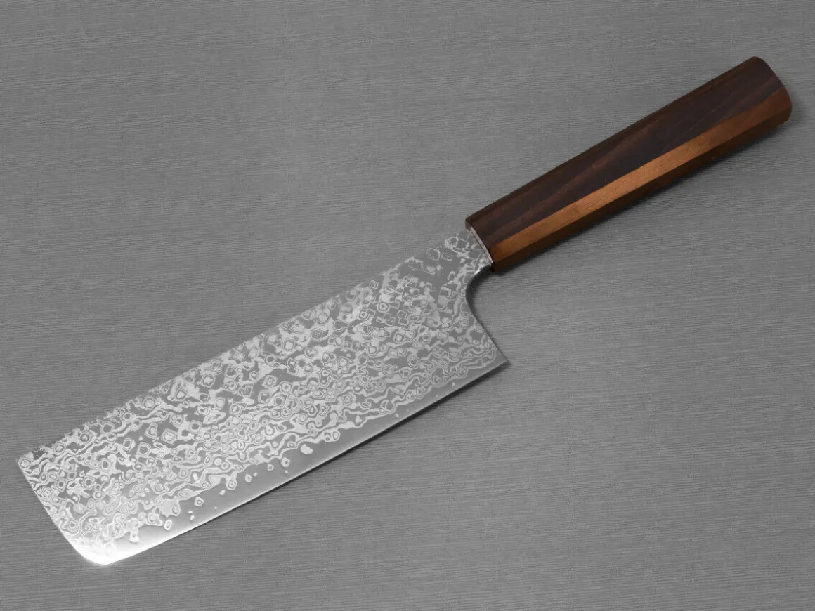 ORYOKI Nakiri Messer|Damastmesser*Hatsukokoro Ginga34 Nakiri 170, ATS-34