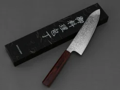 ORYOKI Santokumesser|Damastmesser*Hatsukokoro Ginga34 Santoku 180, ATS-34