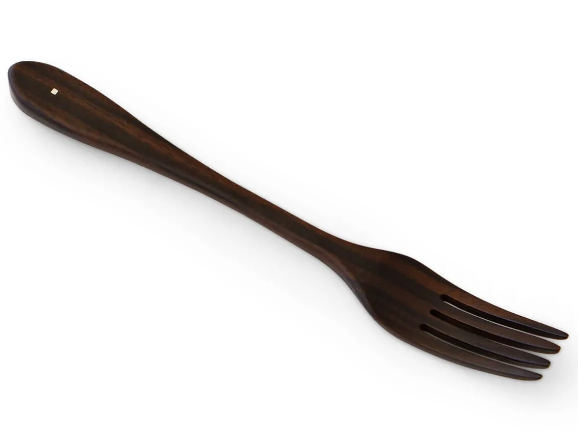 ORYOKI Essstäbchen|Holzschalen*Holz Gabel L, Ebony
