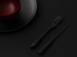 ORYOKI Essstäbchen|Holzschalen*Holz Gabel L, Ebony