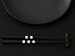 ORYOKI Essstäbchen*Japanische Essstäbchen Koushigara, Ebenholz