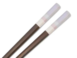 ORYOKI Essstäbchen*Japanische Essstäbchen LA Coast, Ebenholz, mit Ablage