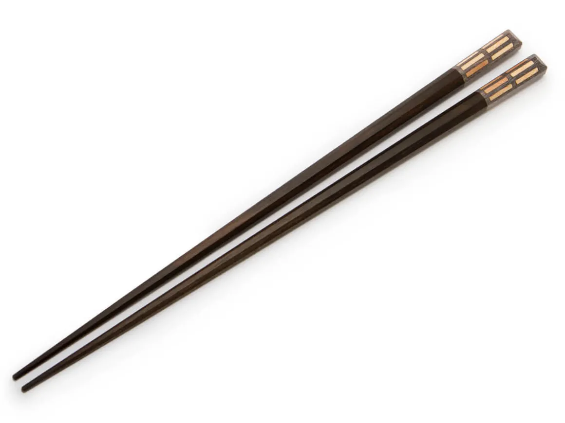 ORYOKI Essstäbchen*Japanische Essstäbchen MIKAGE, Ebenholz