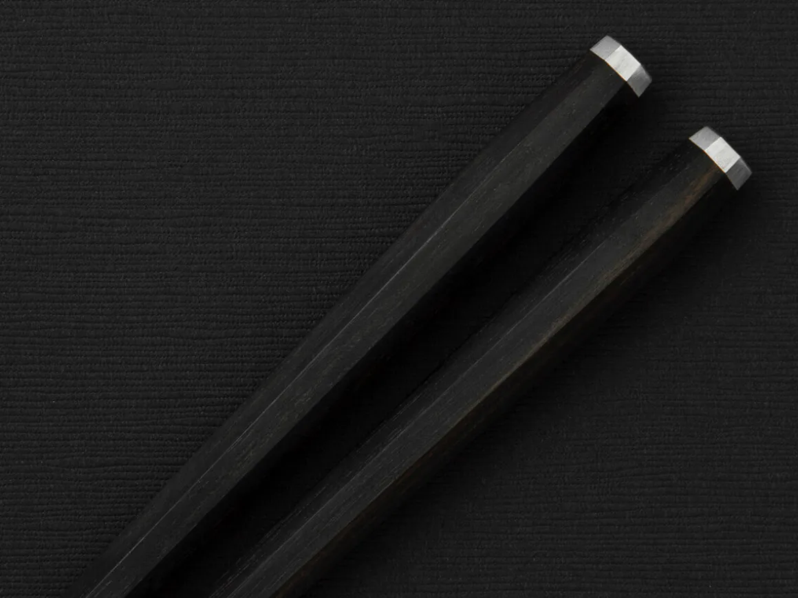 ORYOKI Essstäbchen*Japanische Essstäbchen Omosa 45 g, Ebenholz