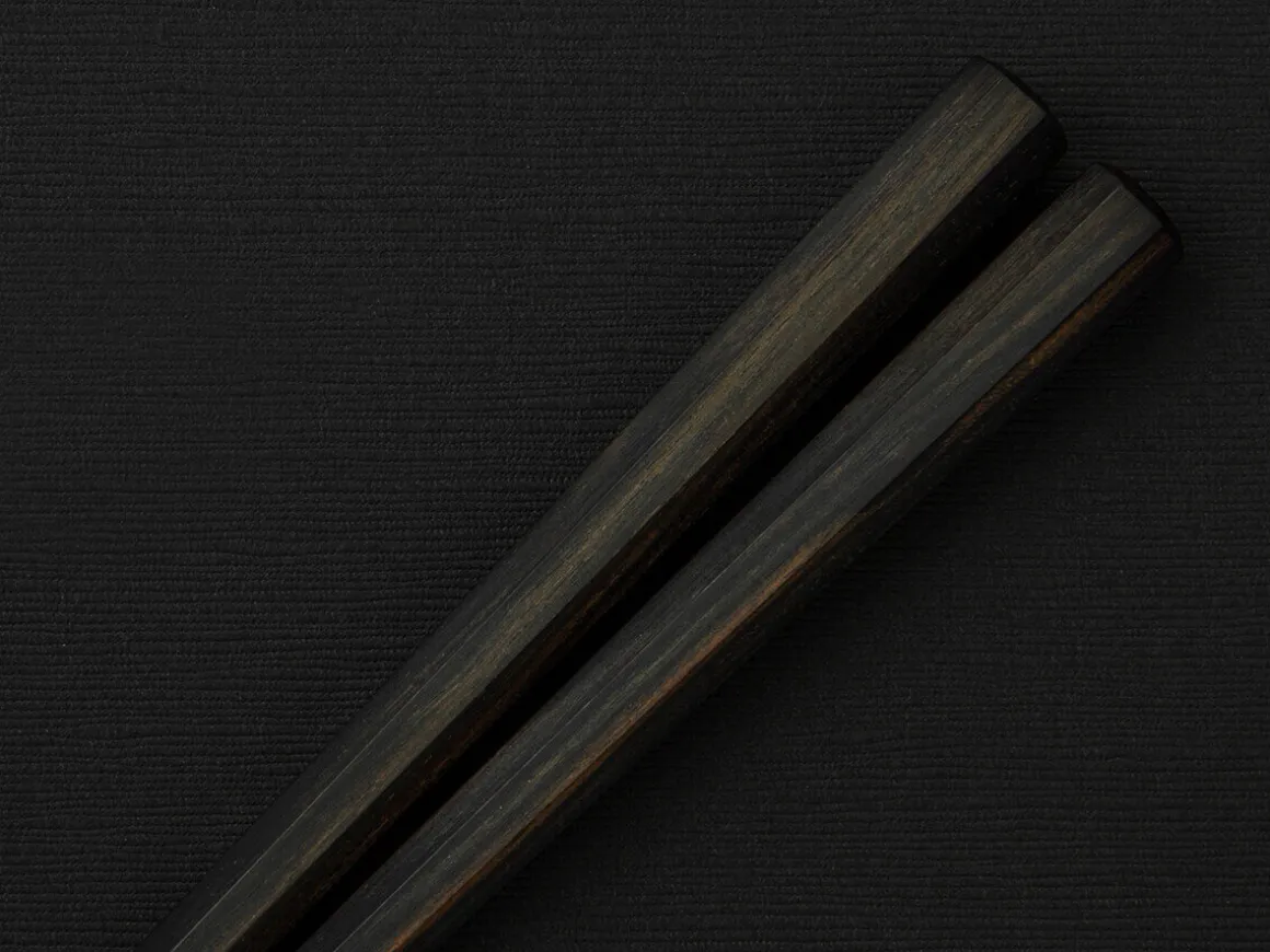 ORYOKI Essstäbchen*Japanische Essstäbchen Senren ebony, Ebenholz