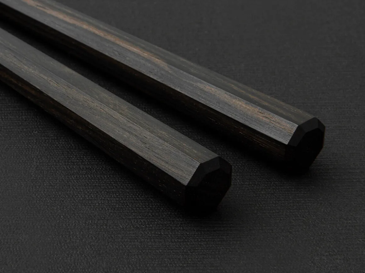 ORYOKI Essstäbchen*Japanische Essstäbchen Senren ebony, Ebenholz