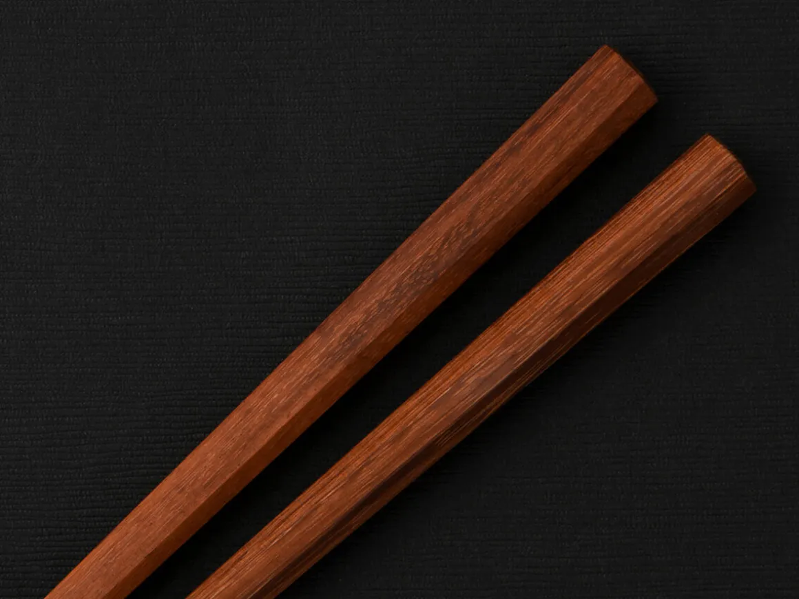 ORYOKI Essstäbchen*Japanische Essstäbchen Senren shitan, Rosenholz