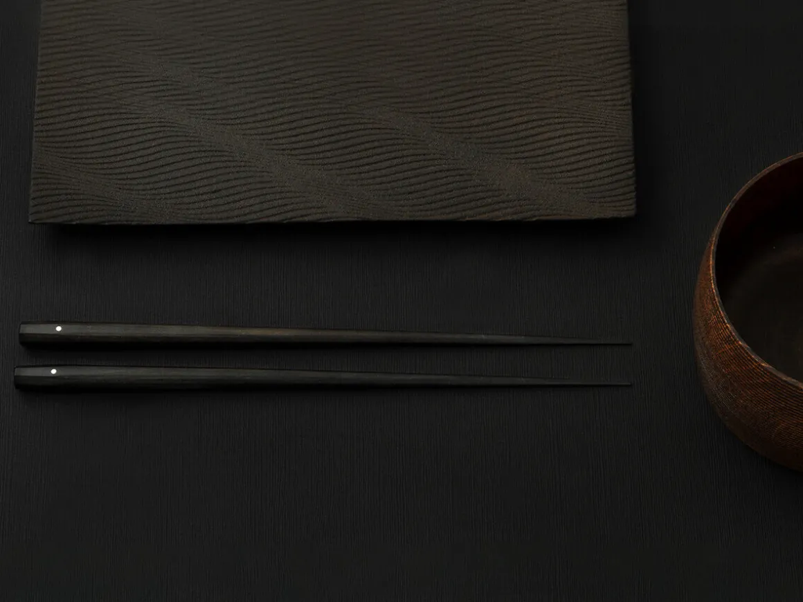 ORYOKI Essstäbchen*Japanische Essstäbchen Tokusen ebony, Ebenholz