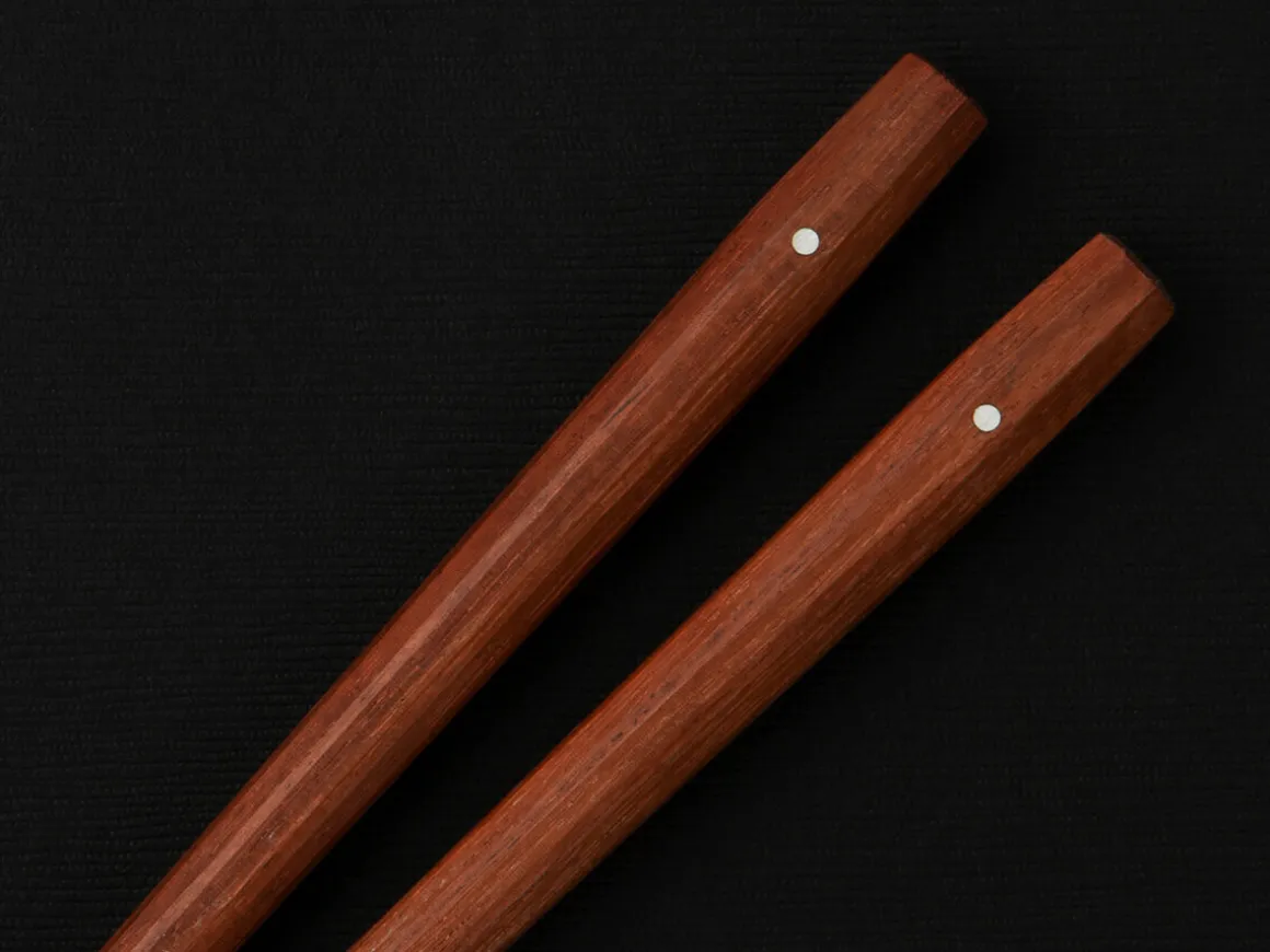 ORYOKI Essstäbchen*Japanische Essstäbchen Tokusen shitan, Rosenholz