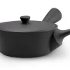ORYOKI Japanische Teekannen|Teegeschirr*Japanische Kyusu Sencha 320, Banko Yaki, 320 ml, schwarz