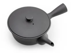 ORYOKI Japanische Teekannen|Teegeschirr*Japanische Kyusu Sencha 320, Banko Yaki, 320 ml, schwarz