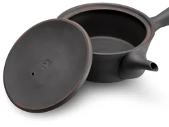 ORYOKI Japanische Teekannen|Teegeschirr*Japanische Kyusu Sencha 320, Banko Yaki, 320 ml, schwarz