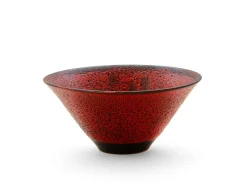 ORYOKI Ramen-Schüsseln Und Schalen|Japanisches Porzellan*Japanische Schüssel Shuin, rot, 2 Größen