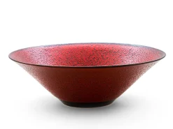 ORYOKI Ramen-Schüsseln Und Schalen|Japanisches Porzellan*Japanische Schüssel Shuin, rot, 2 Größen