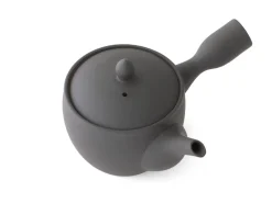 ORYOKI Japanische Teekannen|Teegeschirr*Japanische Teekanne Fuyou Kurokusube, Banko Yaki, 190 ml