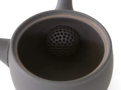 ORYOKI Japanische Teekannen|Teegeschirr*Japanische Teekanne Fuyou Kurokusube, Banko Yaki, 190 ml
