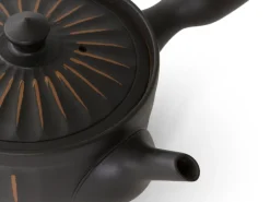 ORYOKI Japanische Teekannen|Teegeschirr*Japanische Teekanne Kiku Kokudei, Banko Yaki, 230 ml