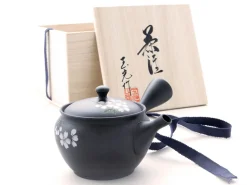 ORYOKI Japanische Teekannen|Teegeschirr*Japanische Teekanne Tokoname Sakuramit Geschenkbox