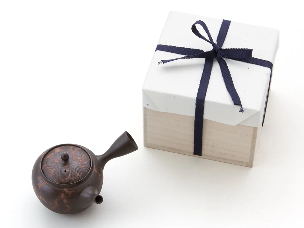 ORYOKI Japanische Teekannen|Teegeschirr*Japanische Teekanne Tokoname Mokakemit Geschenkbox