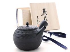 ORYOKI Japanische Teekannen|Teegeschirr*Japanische Teekanne Tokoname Sendan Maru mit Geschenkbox