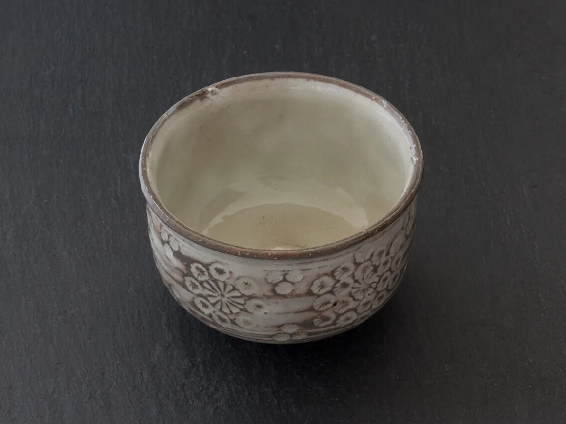 ORYOKI Teeschalen Und Becher|Teegeschirr*Japanische Teeschale Kobiki Hana Mishima